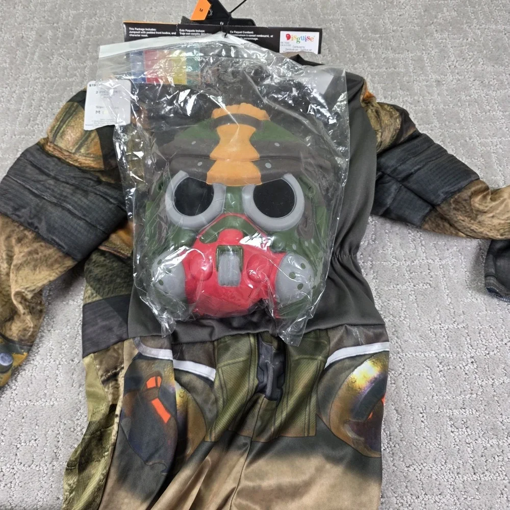 Apex Legends Boy's‎ Bloodhound Cosplay Halloween Costume Child 8-10 Medium NEW